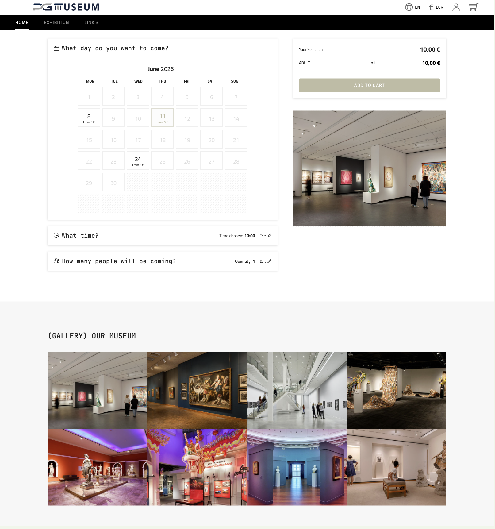 5 event-type templates — Racing, Calendar, 2D seating, 3D seating, VIP